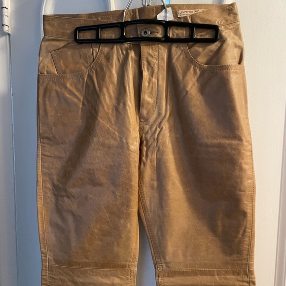 Levi's Tan leather Pants - Picture 3 of 4